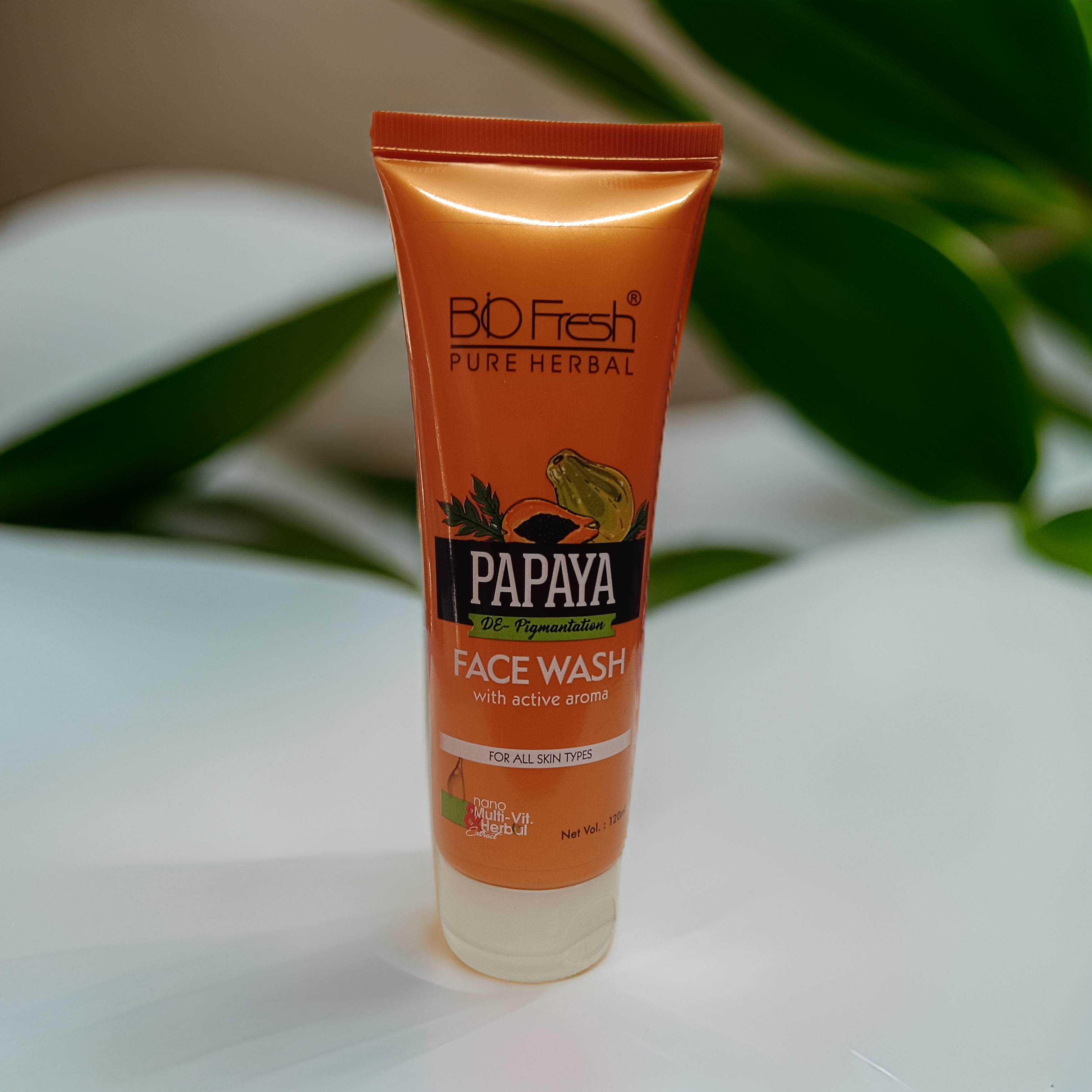 BIOFRESH Hydrating Papaya Cleanser Face Wash Skincare for Face