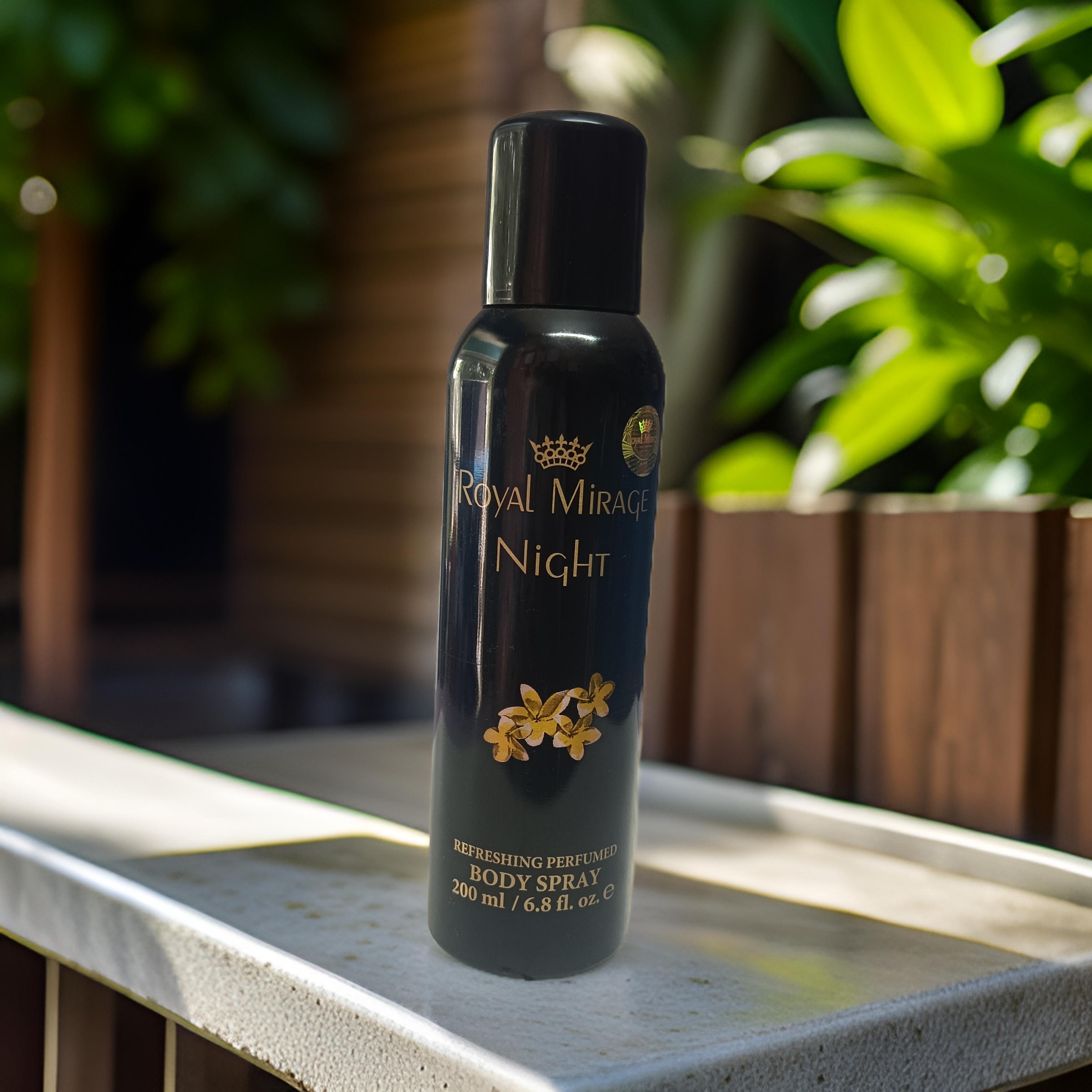 ROYAL MIRAGE Night  Body Spray For Men & Women -200m