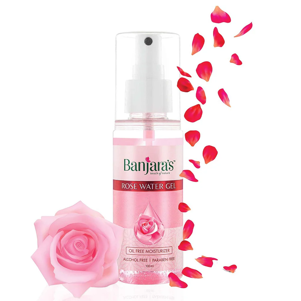 Banjara's Rose Water Gel (Oil Free Moisturizer 100ml)