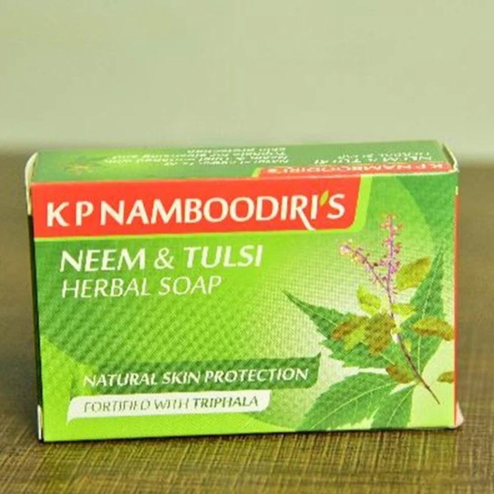 KP Namboodiris Neem & Tulsi Herbal Soap (75g)