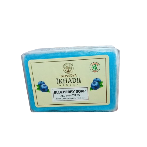 Biovedya Khadi Herbal Blueberry Soap(125g)