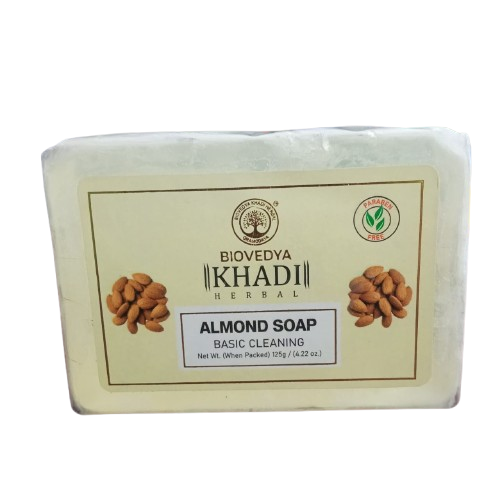 Biovedya Khadi Herbal Almond Soap (125g)