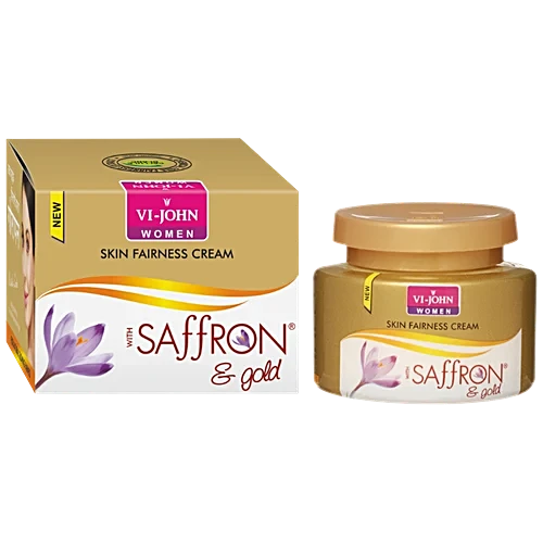 VI-John Women Saffron &  gold Skin Fairness Cream(50g)