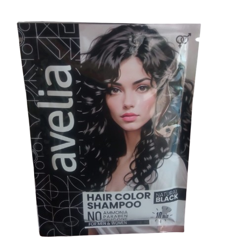 avelia hair color shampoo 20ml