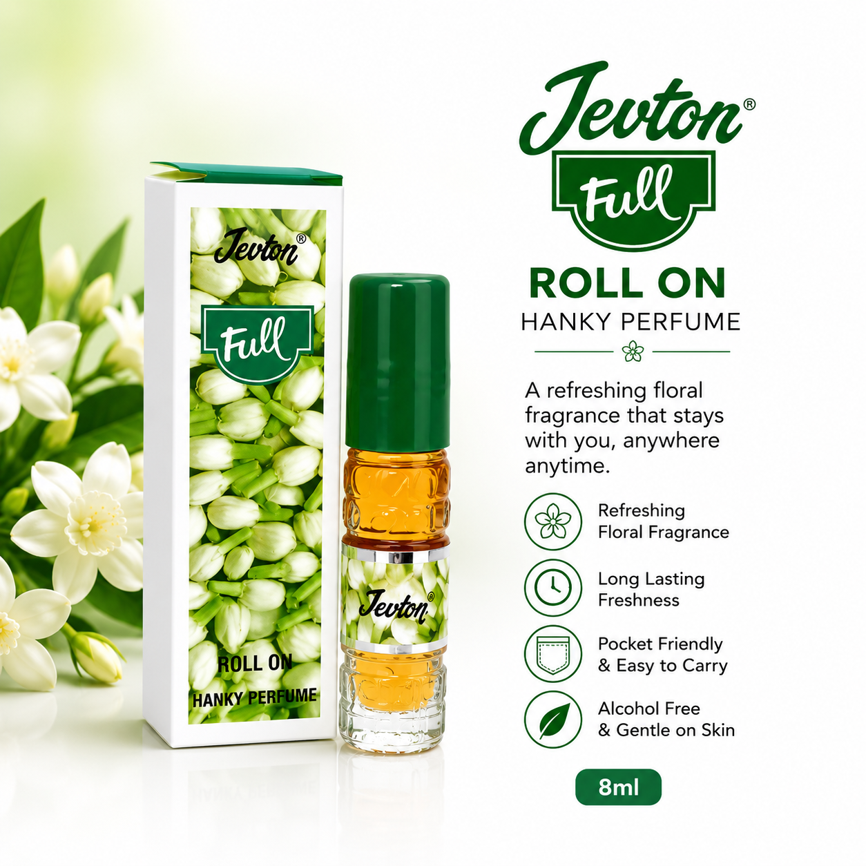 JEVTON ROLL ON HANKY PERFUME 4.5ML