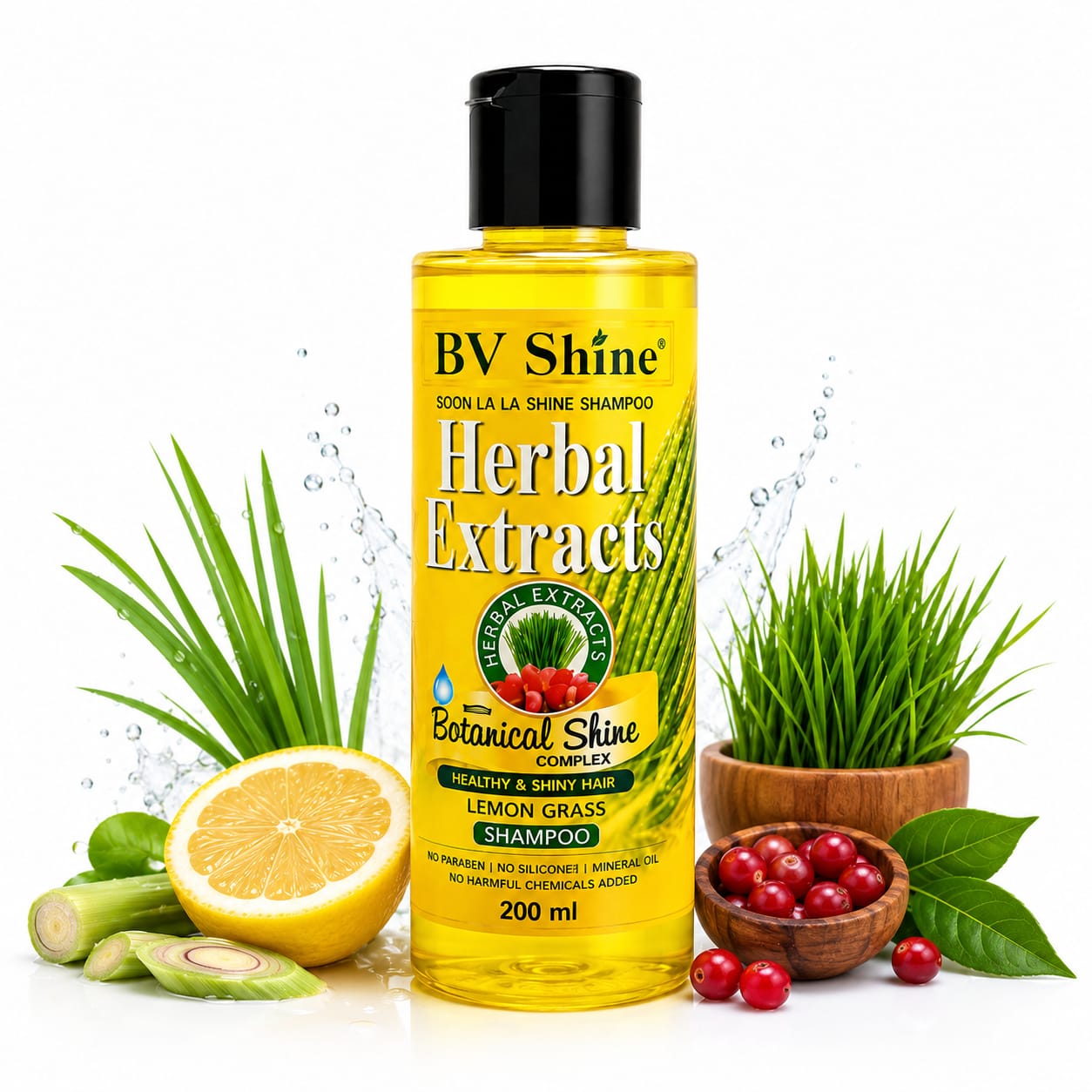 BV SHINE LEMON GRASS SHAMPOO 200ML